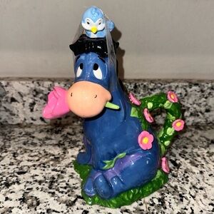 Kreisler for Disney Eeyore With Bluebird Decorative Teapot Pitcher